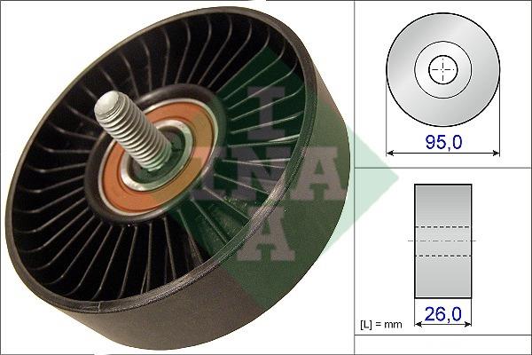 INA 532 0644 10 Idler Pulley 532064410