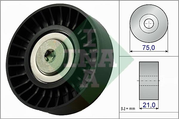 INA 532 0647 10 Idler Pulley 532064710