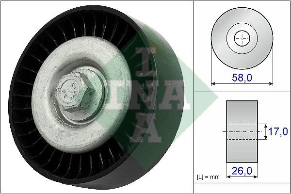 INA 532 0669 10 Idler Pulley 532066910