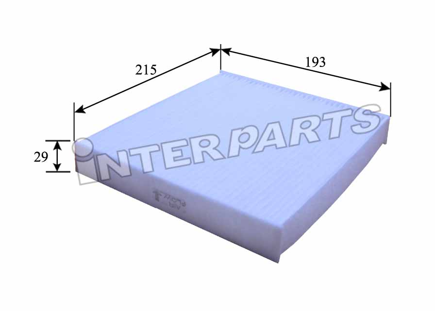 Interparts filter IPCA-121 Filter, interior air IPCA121