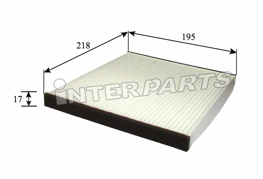 Interparts filter IPCA-114 Filter, interior air IPCA114