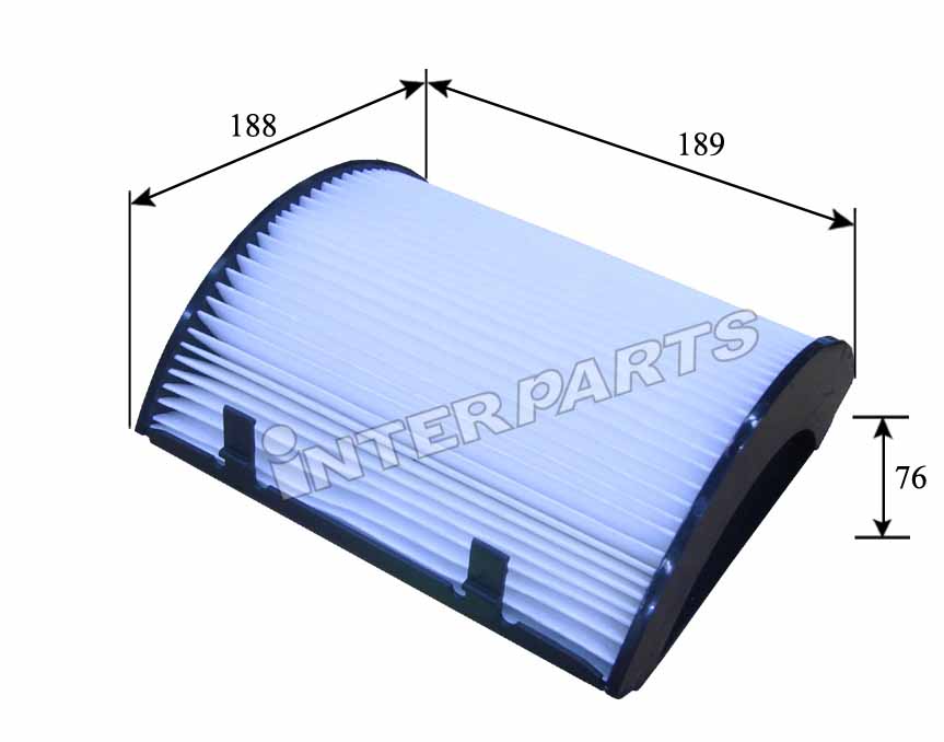 Interparts filter IPCA-CY001 Filter, interior air IPCACY001