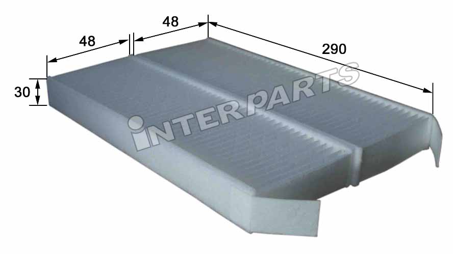 Interparts filter IPCA-E197 Filter, interior air IPCAE197
