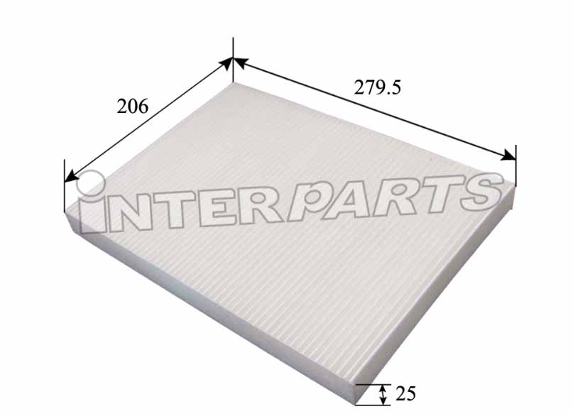 Interparts filter IPCA-E122 Filter, interior air IPCAE122