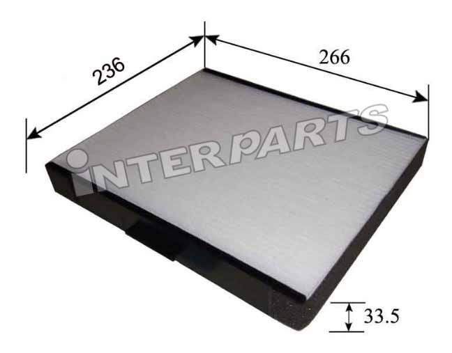 Interparts filter IPCA-H008 Filter, interior air IPCAH008