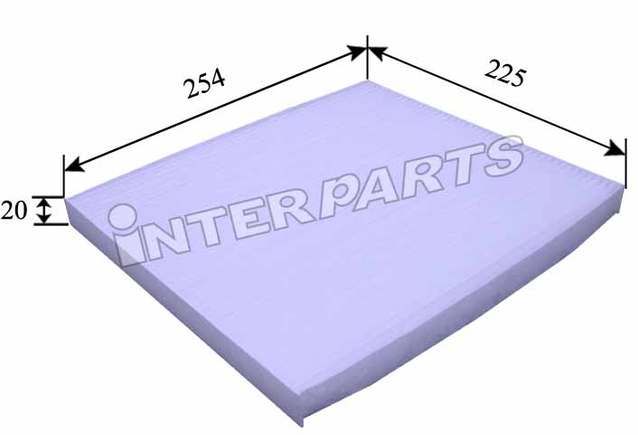 Interparts filter IPCA-H023 Filter, interior air IPCAH023