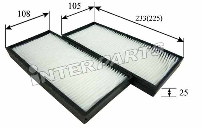 Interparts filter IPCA-K004 Filter, interior air IPCAK004