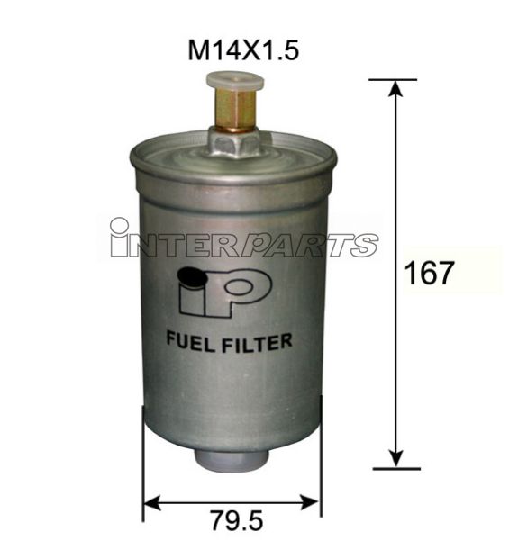 Interparts filter IPUF-806 Fuel filter IPUF806