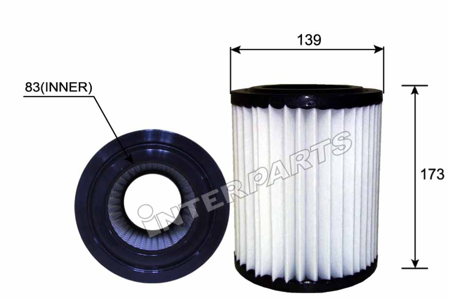 Interparts filter IPA-444 Air filter IPA444