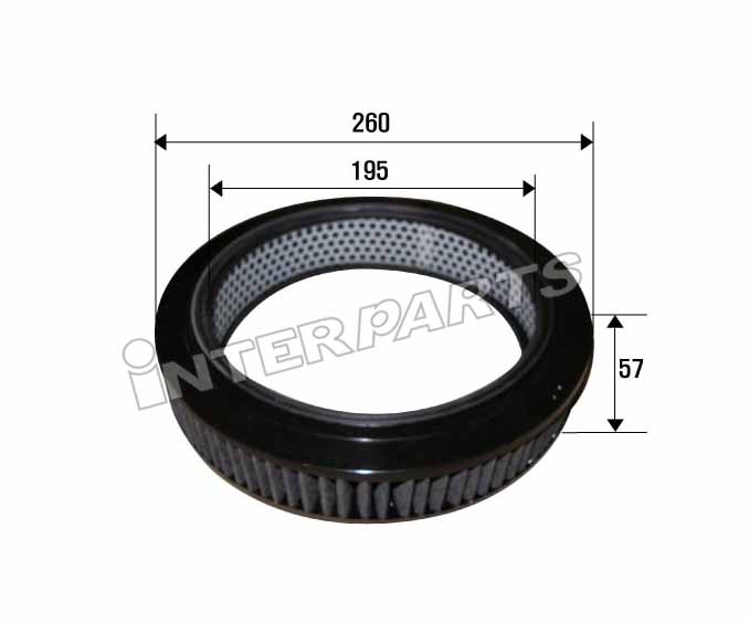 Interparts filter IPA-306 Air filter IPA306