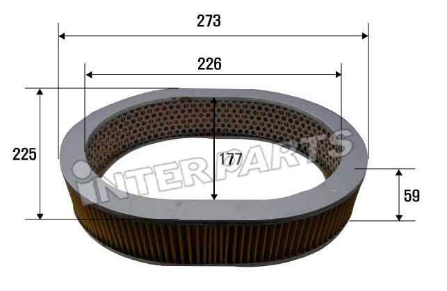 Interparts filter IPA-225 Air filter IPA225