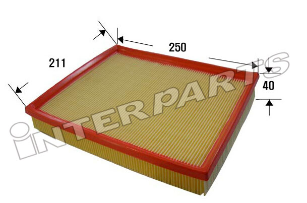 Interparts filter IPA-D005 Air filter IPAD005