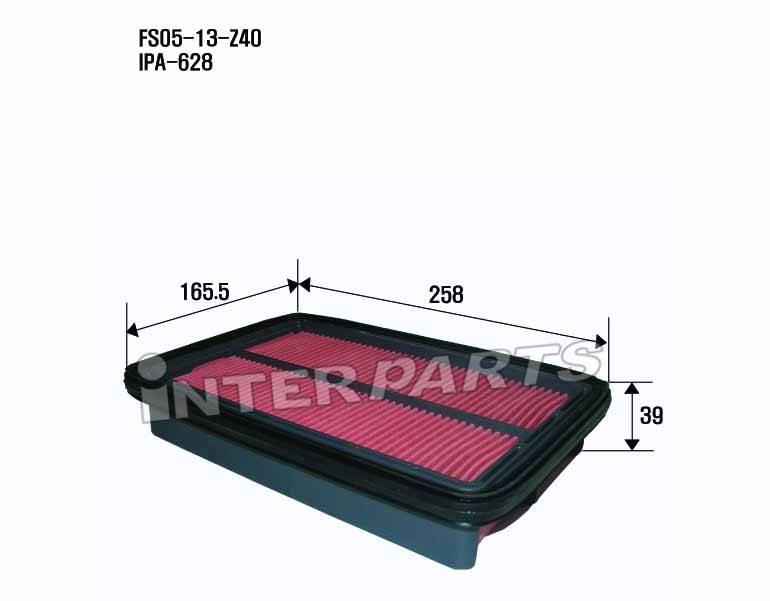 Interparts filter IPA-628 Air filter IPA628