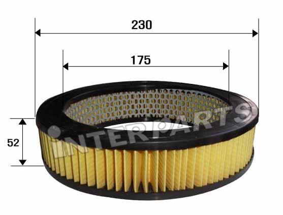 Interparts filter IPA-227 Air filter IPA227