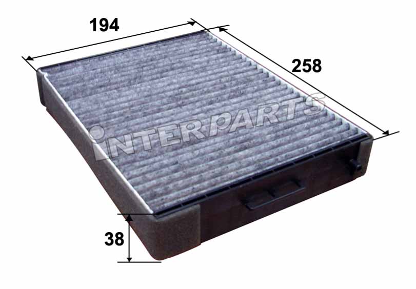Interparts filter IPCA-H001C Filter, interior air IPCAH001C