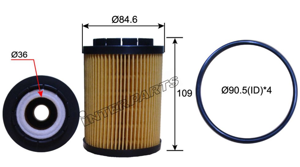 Interparts filter IPEO-738 Oil Filter IPEO738