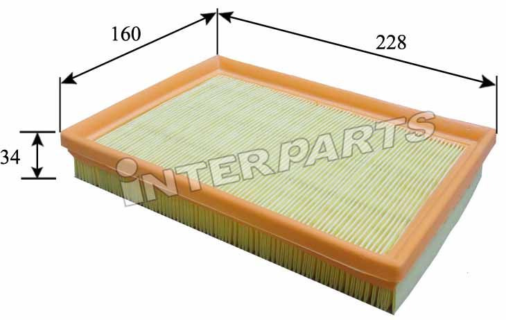 Interparts filter IPA-1008 Air filter IPA1008