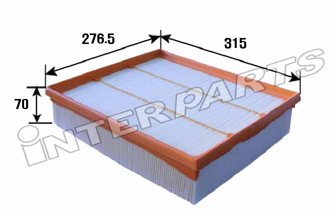 Interparts filter IPA-P071 Air filter IPAP071