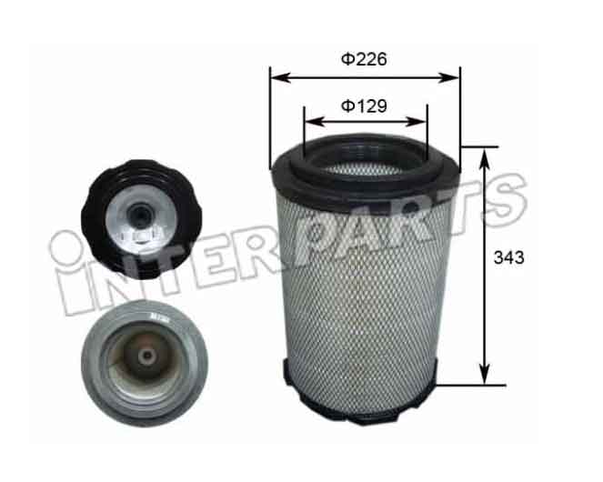 Interparts filter IPA-021 Air filter IPA021
