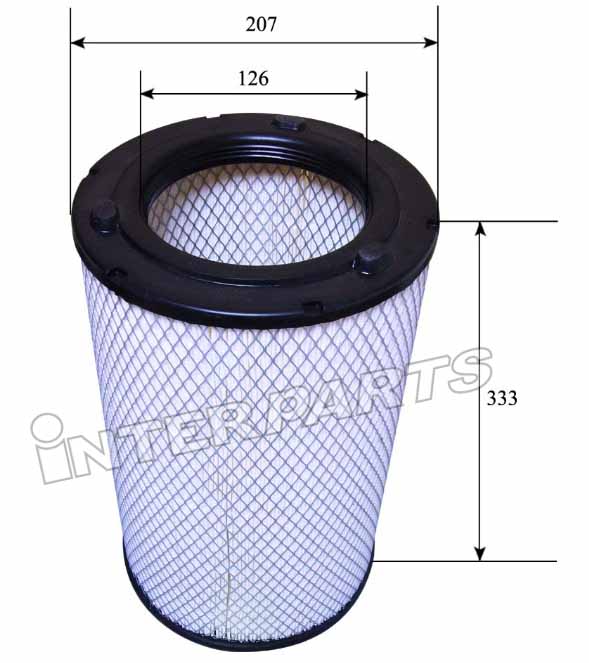 Interparts filter IPA-025U Air filter IPA025U