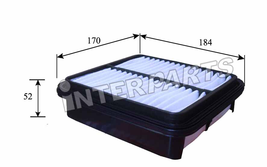 Interparts filter IPA-120 Air filter IPA120