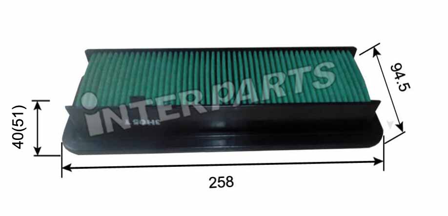 Interparts filter IPA-2001 Air filter IPA2001