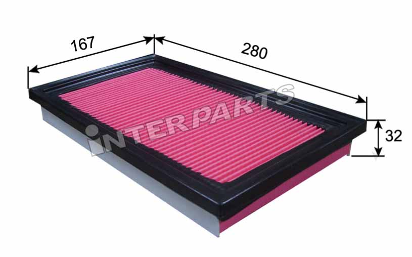 Interparts filter IPA-223P Air filter IPA223P