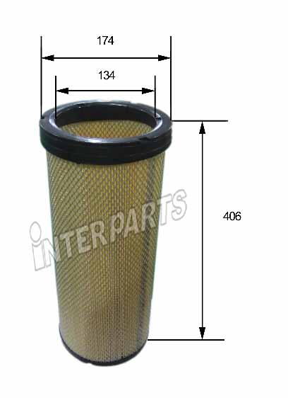 Interparts filter IPA-278U Air filter IPA278U