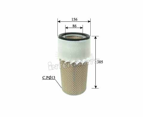 Interparts filter IPA-508 Air filter IPA508