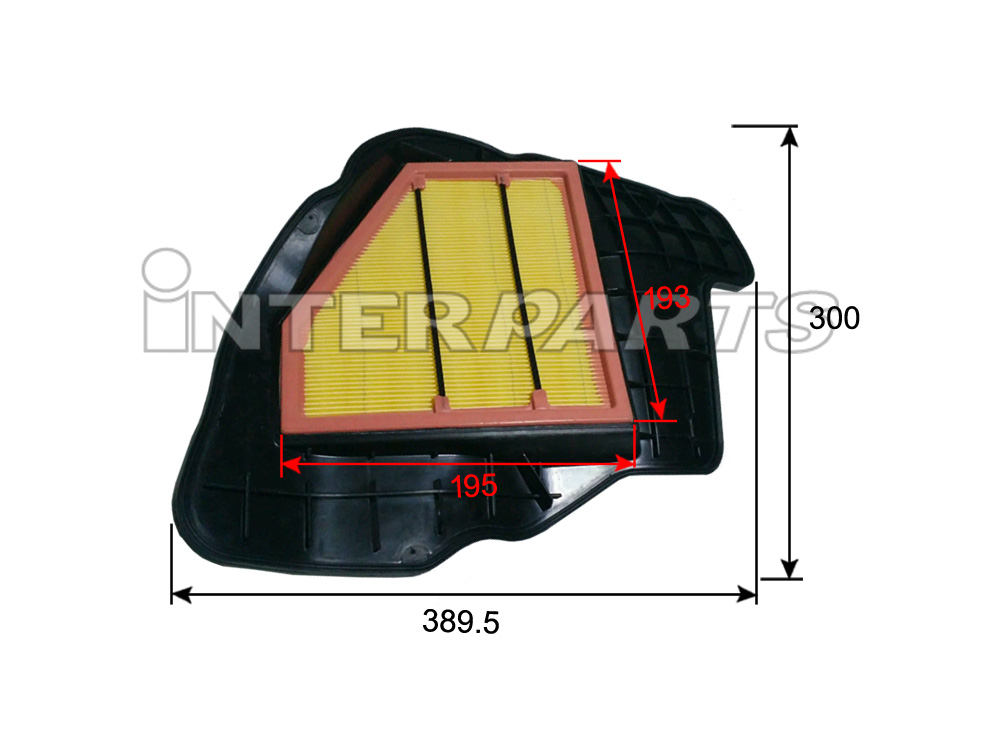 Interparts filter IPA-C018 Air filter IPAC018