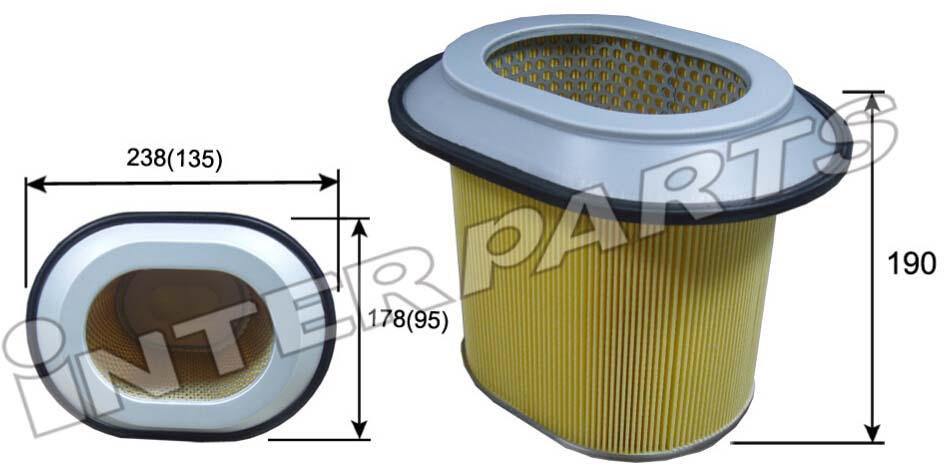 Interparts filter IPA-K050 Air filter IPAK050