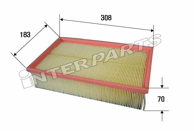 Interparts filter IPA-P011 Air filter IPAP011