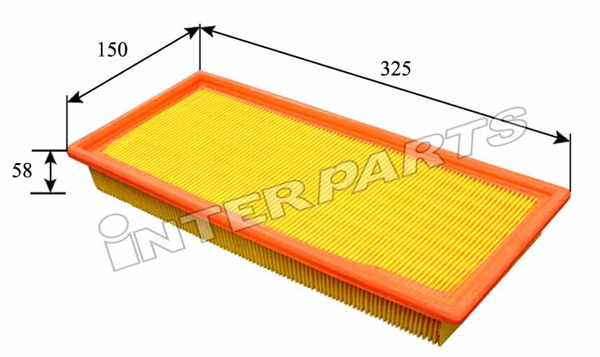 Interparts filter IPA-P023 Air filter IPAP023