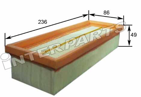 Interparts filter IPA-P049 Air filter IPAP049