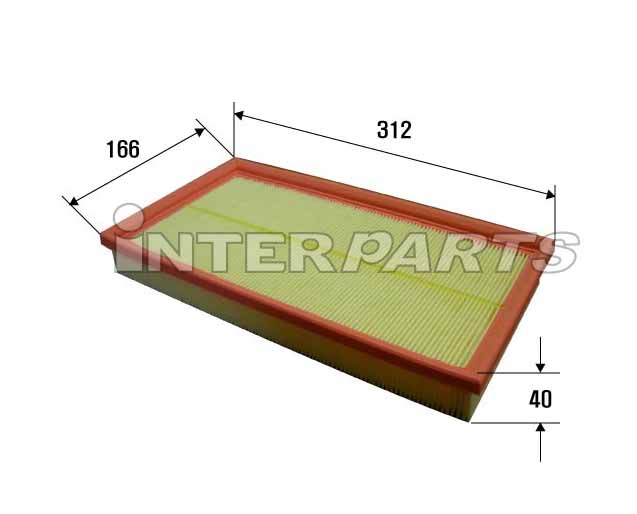 Interparts filter IPA-P102 Air filter IPAP102