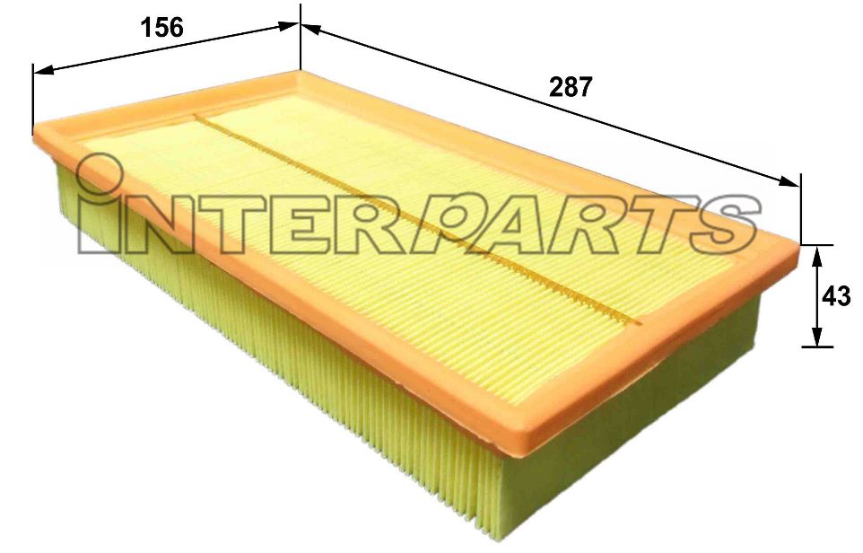 Interparts filter IPA-P172 Air filter IPAP172