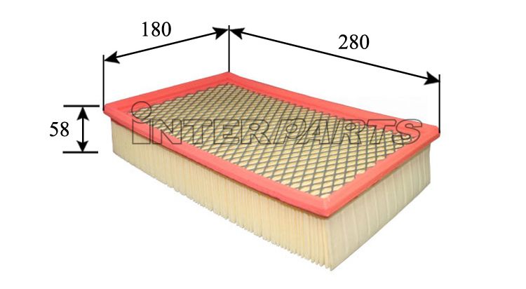 Interparts filter IPA-P174 Air filter IPAP174