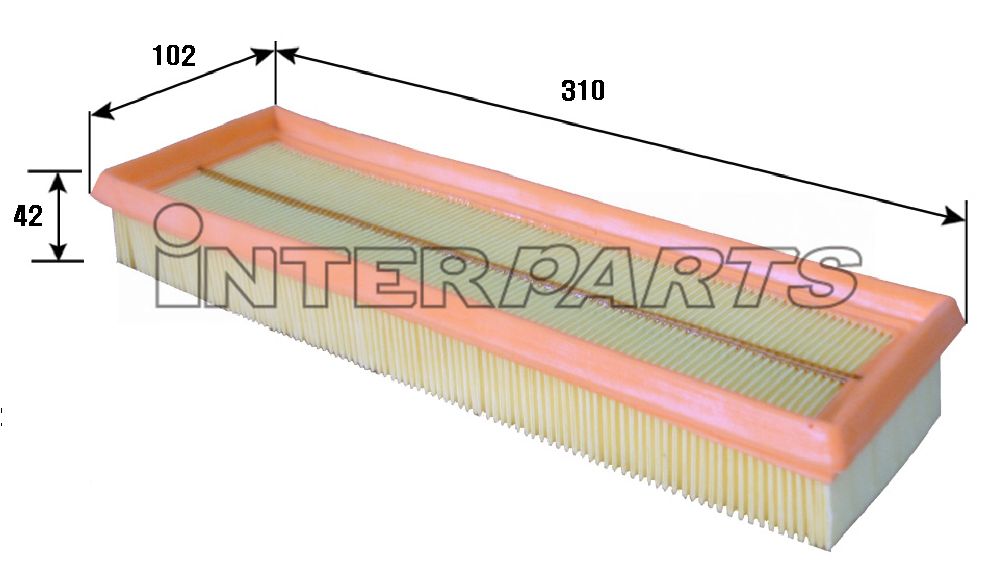 Interparts filter IPA-P181 Air filter IPAP181