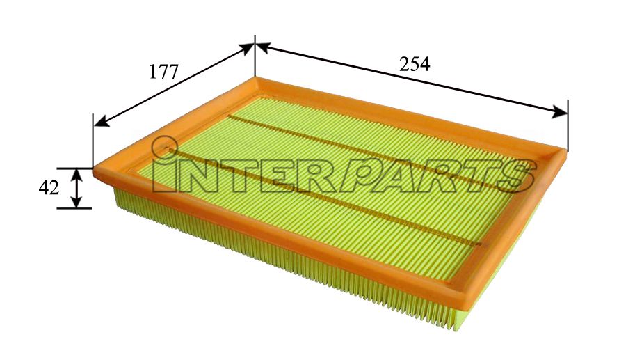 Interparts filter IPA-P188 Air filter IPAP188