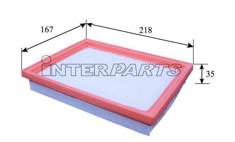 Interparts filter IPA-P208 Air filter IPAP208