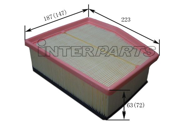 Interparts filter IPA-P209 Air filter IPAP209