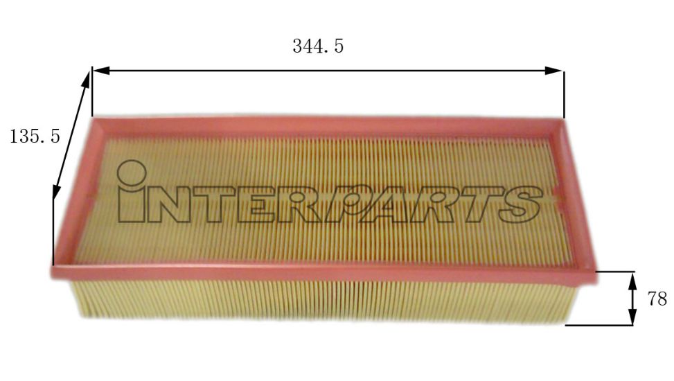 Interparts filter IPA-P247 Air filter IPAP247