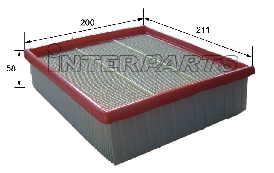 Interparts filter IPA-P276 Air filter IPAP276