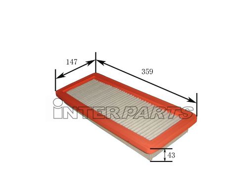 Interparts filter IPA-P321 Air filter IPAP321