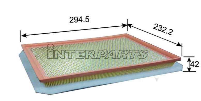 Interparts filter IPA-P353 Air filter IPAP353