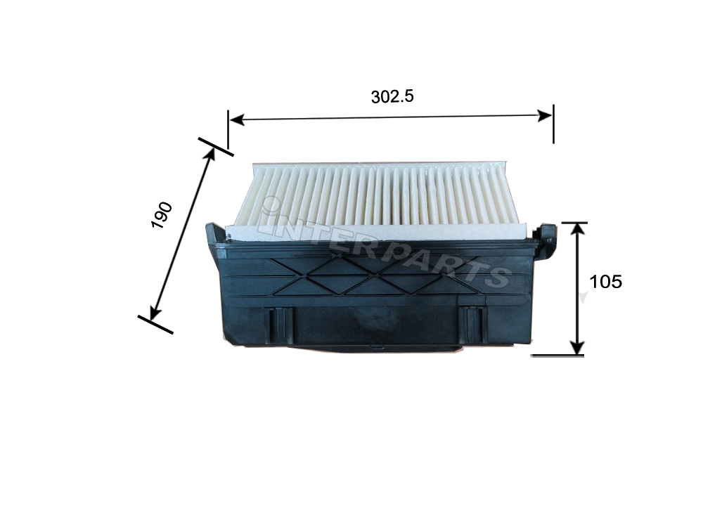 Interparts filter IPA-P423 Air filter IPAP423