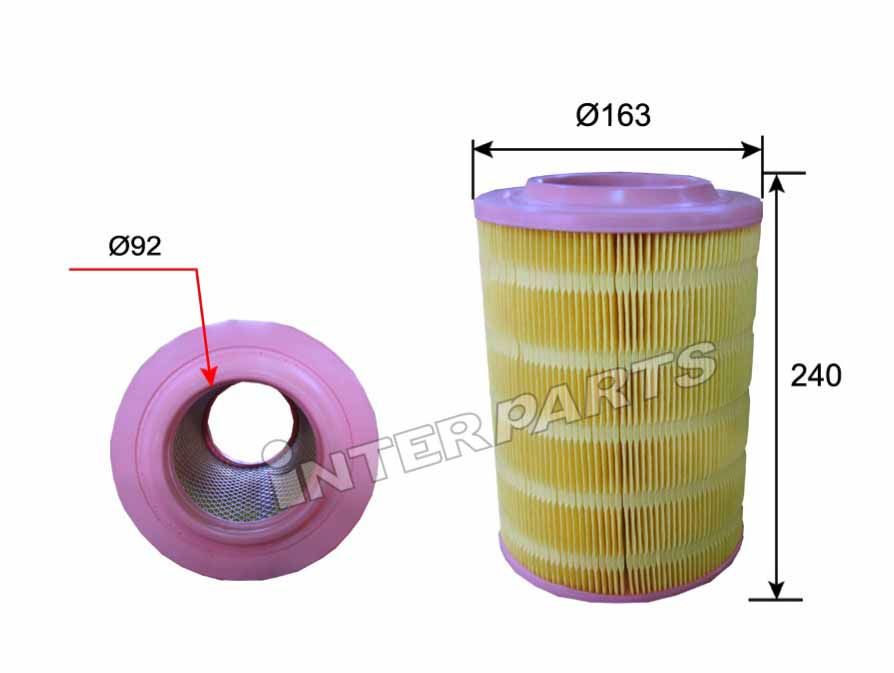 Interparts filter IPA-R076 Air filter IPAR076