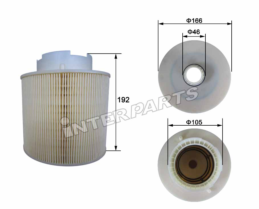 Interparts filter IPA-R106 Air filter IPAR106