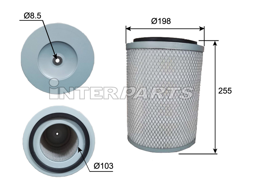 Interparts filter IPA-R133 Air filter IPAR133