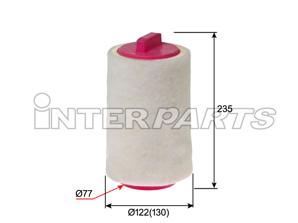 Interparts filter IPA-R161 Air filter IPAR161